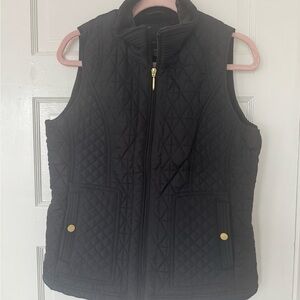 Women's Weatherproof Black Quilted Vest